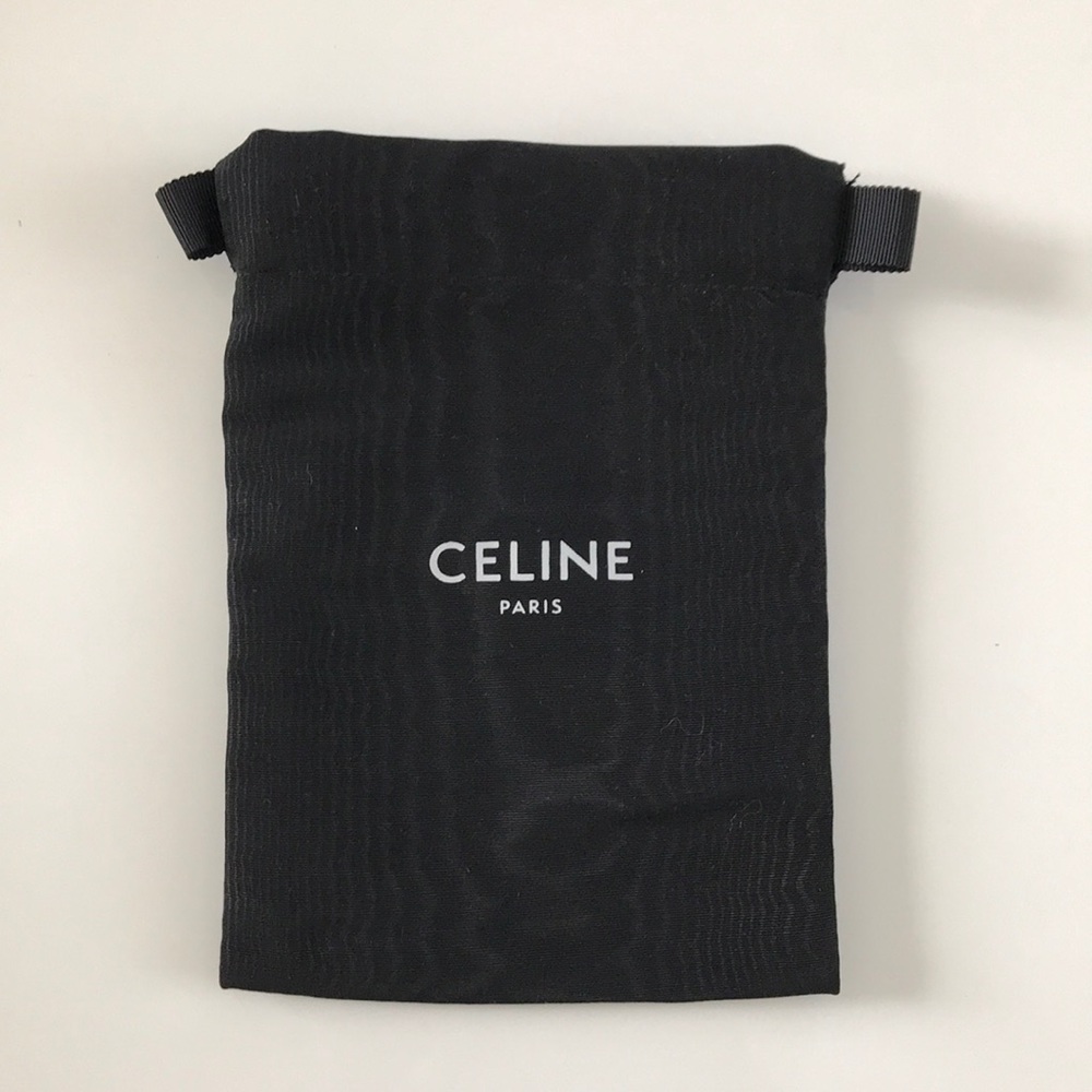 Celine Black Drawstring Pouch